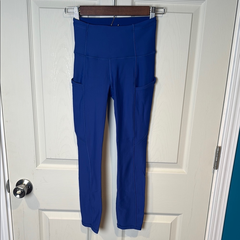 Lululemon Athletica Blue High-Waist Leggings